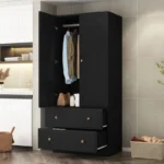 Luxe 2 Door Wardrobe - Image 3