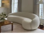 The Belgrave Curved Boucle Sofa-1