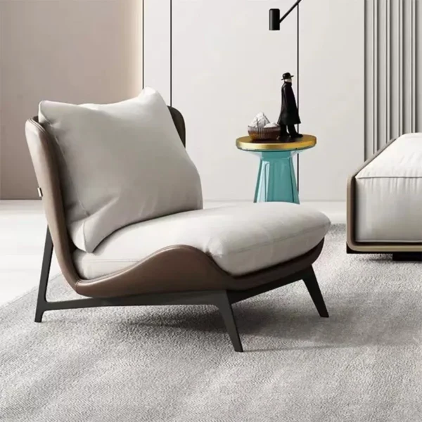 White Nexus Chair With Metal Legs