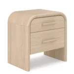 Nova Two-Drawer Bedside Table - Image 2