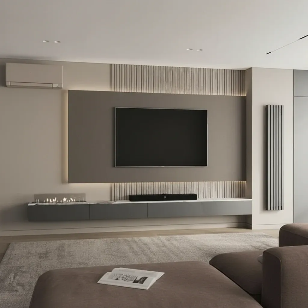 Fog Luxury TV Wall Unit - Aura Furniture