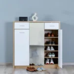 Aspen Shoe Rack 21 Pairs with Mirror