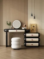 Jasper Elegant Retro Nightstand Table - Image 2