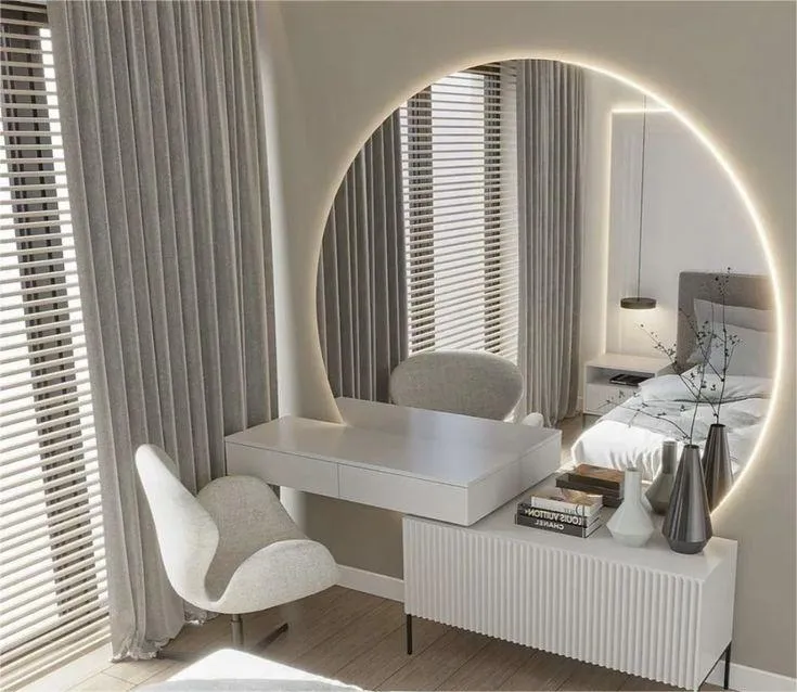 The Marlowe Round Dressing Table