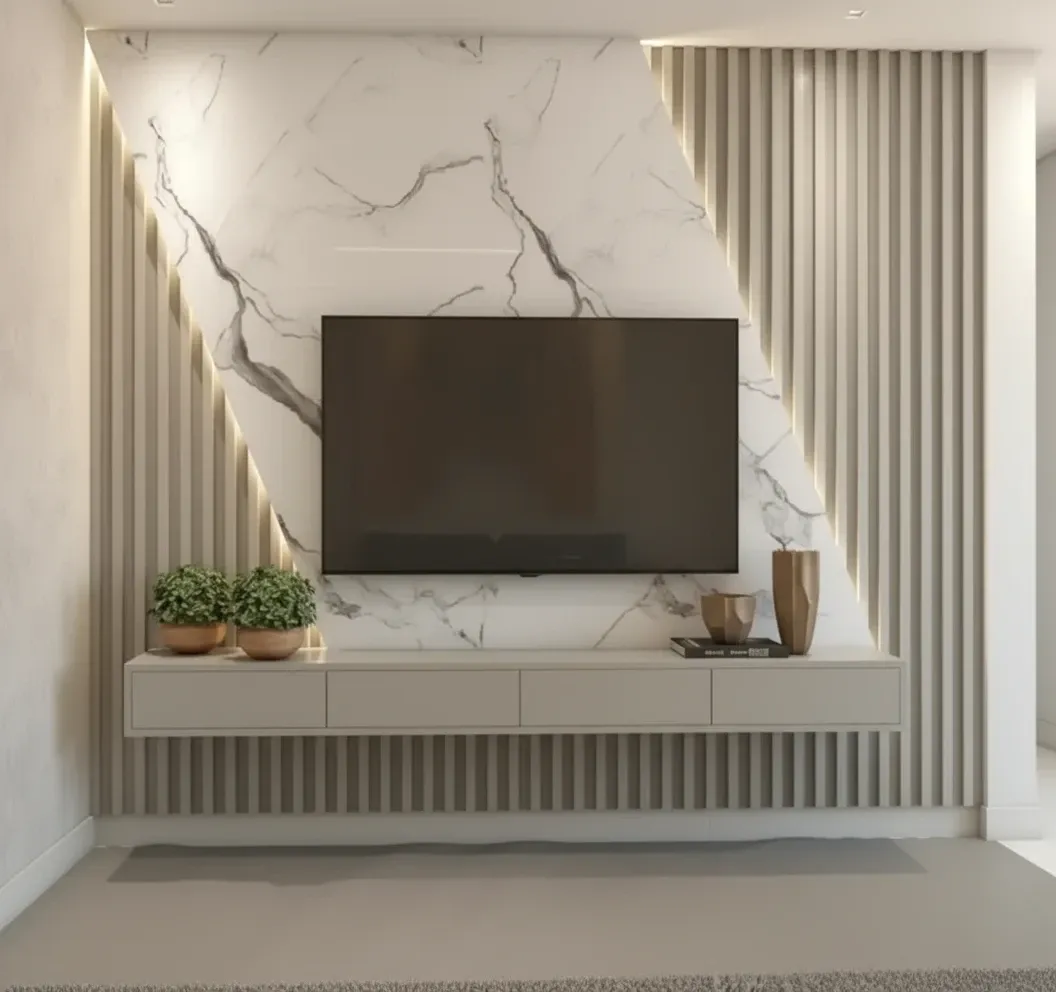 20251103_2256_image Elegance Integrated Wall Mounted TV Unit - Image 1