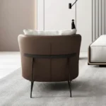 White Nexus Chair With Metal Legs - Image 3